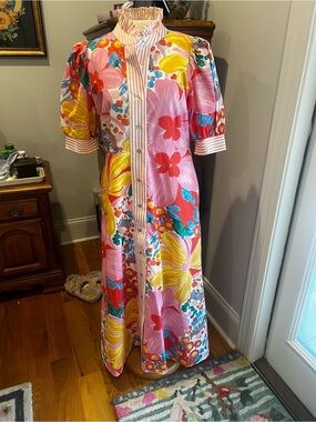 Lizard Thicket Floral Maxi Dress in Pink, Yellow, Red, Blue